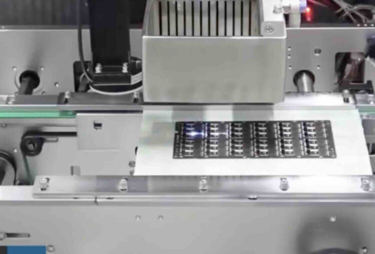 Inline PCB laser depaneling machine