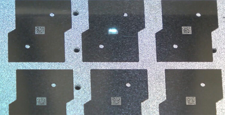 Automatic Laser Marking System for Tearing Mold Coated Steel Sheet