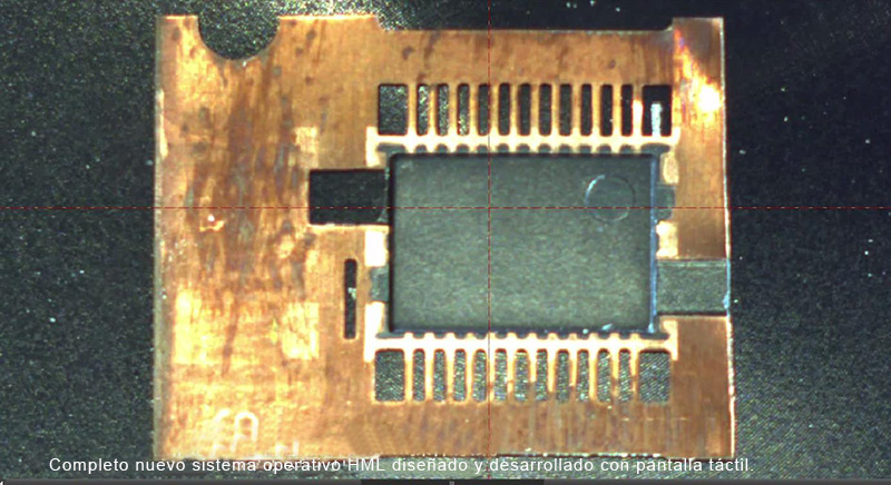 Demostración del sistema operativo de la máquina de desencapsulación de chips láser