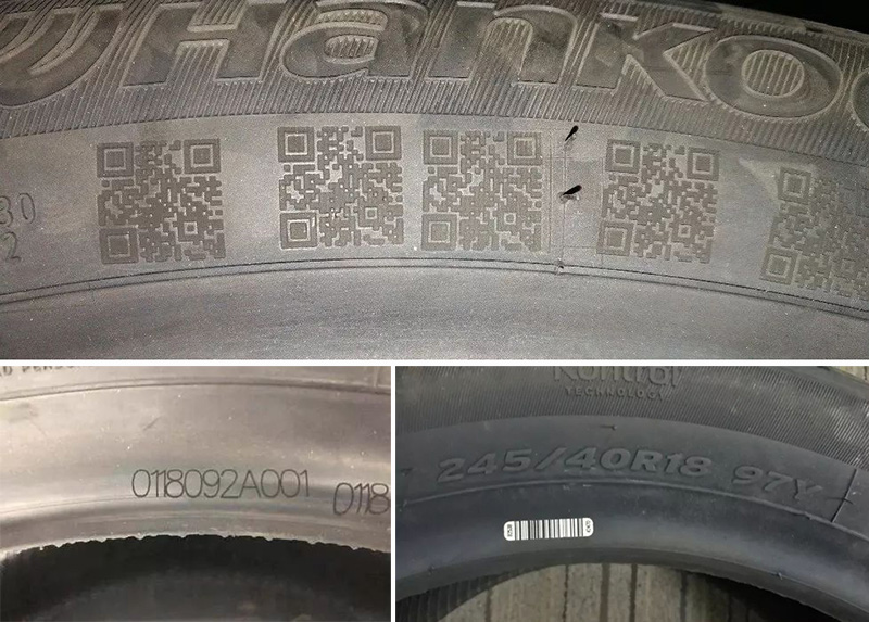 tire marking sample